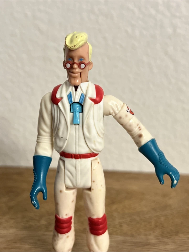 "Figura de juguete de 5"" Egon Spengler Ghostbusters Kenner de colección (1987) características de miedo" Foto 2 de 4