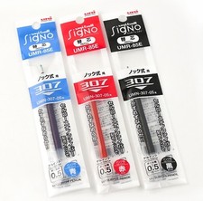Uni-ball UMR-85E UMR-87E Signo 307 Gel Pen Refill 0.7 0.5mm Uni Black Blue Red