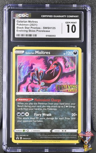 Galarian Moltres graded CGC 10 for sale on eBay