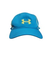UNDER ARMOUR Women  s Strapback 6 Panel Hat Hat Adjustable ONE Size Blue Yellow