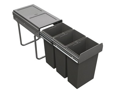 Hafele Tek ausziehbarer Abfalleimer 30L für 300mm Schrank