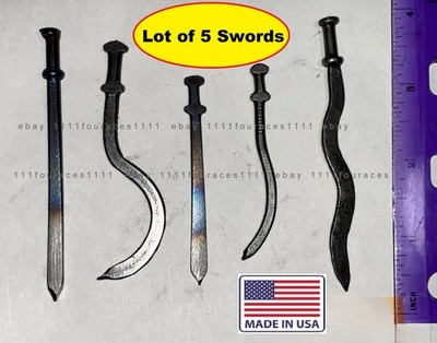 Hand Forged Mini Swords Artisan Blacksmith Carbon Steel Fantasy Blades Ren Faire