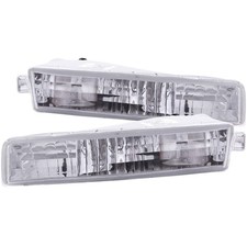 Anzo Usa 511012 Honda Prelude Chrome Euro Wamber Reflector Bumper Light Asse...