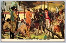 Bunker Hill 1775 Militia Postcard - Ken Riley National Guard Heritage
