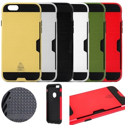 Gorilla Tech Slim Armour Case Card Slot Protect Survivor Cover + Tempered Glass