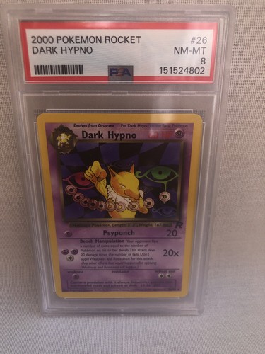 Dark Hypno (Unlimited) graded PSA 8 for sale on eBay