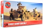 Airfix Ferret Scout Car Mk.1 1:35 Scale Plastic Model Tank Kit A1386