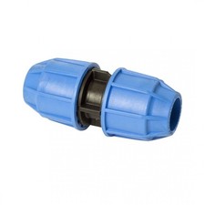 FLOPLAST MDPE 20mm x 20mm  Coupling - Bag of 10 - FREE Delivery
