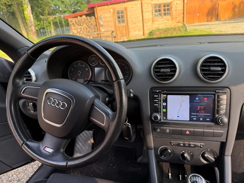 Autoradio Android 13 7” per Audi A3 8P (2003–2012) – GPS Navigatore, CarPlay - Immagine 2 di 4