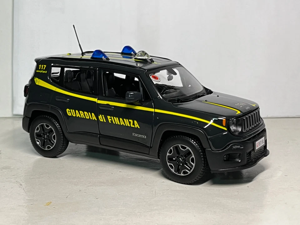 MAISTO JEEP RENEGADE 1/24 GUARDIA DI FINANZA 250° ANNIVERSARIO 1/24 ARTIGIANALE - Immagine 3 di 4