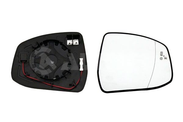 Spiegelglas Aussenspiegel Rechts Alkar 6472405 FÜR Ford Ersatzglas Spiegel-image