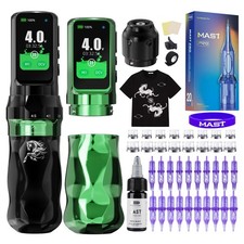 Mast Tattoo Fold Pro Cordless Tattoo Gun Kit Year of the Horse Edition Tattoo...