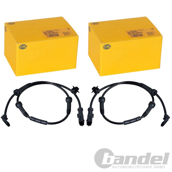 2X Hella ABS-SENSOR Raddrehzahl Passend FüR Mercedes Citan Nissan NV250 Renault-image