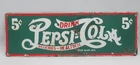 Vintage Distressed Drink Pepsi Cola Rustic Porcelain Enameled Metal Sign