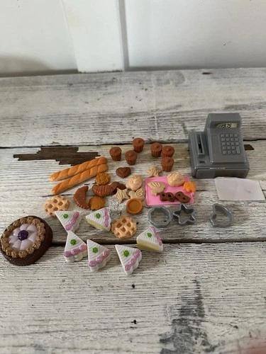 Barbie Vintage Bake Shop Accessories Cash Register Food Utensils Pans