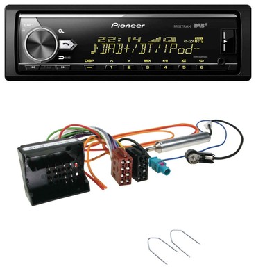 Pioneer Bluetooth USB DAB MP3 Car Stereo for Peugeot Expert 2016 onwards Traveller onwards
