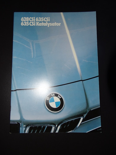 BMW Prospekt 628 CSi 635 CSi Katalysator v. 2/85