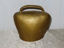 Antico Campana Mucca ! H:14cm