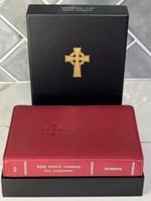 Warner Bibles Top Grain Burgundy Goatskin KJV...