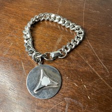 Original 1960s 1970s Dodge Dealer Silver Charm Bracelet Jewelry Mopar 69 70 71