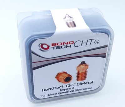 Bondtech CHT BiMetal RepRap M6 Nozzle Copper 600-A-CHT-MOS-175-10 3D Print #2 H
