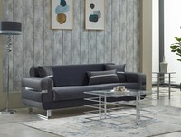 Stoffsofa Polstersofa Dreisitzer Sofa Grau Luxus Couch 3 Sitzer Couchen