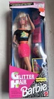 Mattel 1993 Glitter Hair Barbie Doll Blonde, Vintage, #10965