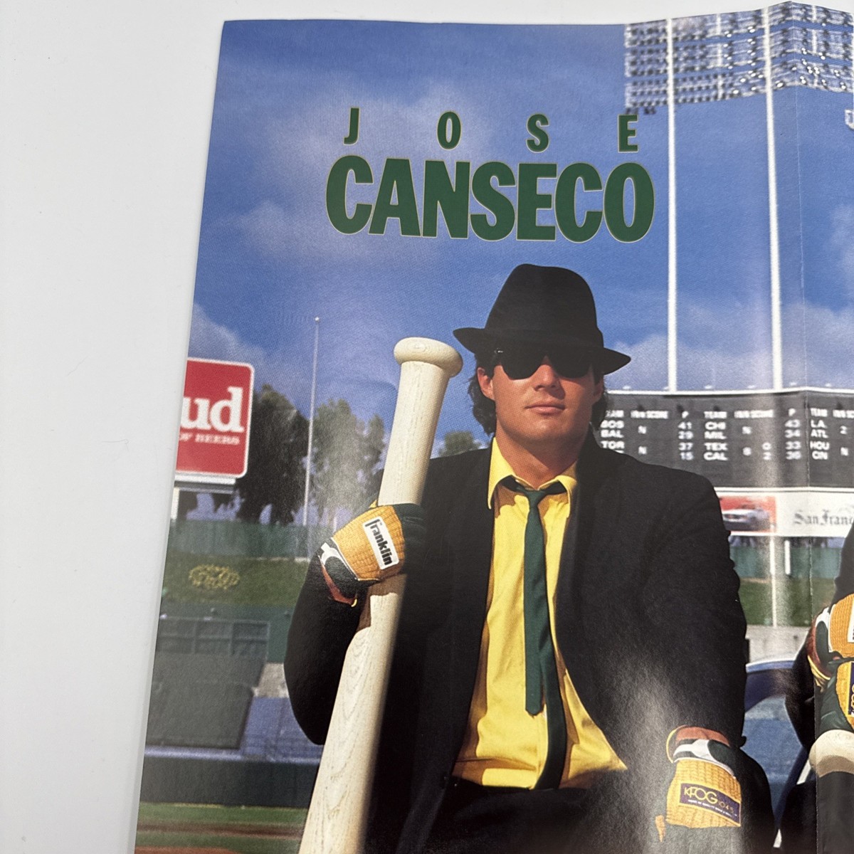 Jose Canseco Mark McGwire Bash Brothers Poster Oakland A's 1988 16