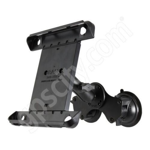 RAM Mount Double Suction Cup Mount for iPad 1-4 Without Case RAM-B-189-TAB3U