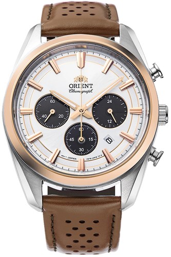 ORIENT RA-TX0306S10B,Men Solar Quartz Movement,Strap,Sapphire,50m WR,RA-TX0306S