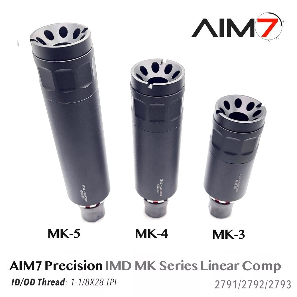 AIM7 IMD MK Series Linear Comp – Modular Muzzle Device (MK3/MK4