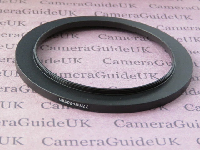 77mm to 95mm Male-Female Stepping Step Up Filter Ring Adapter 77mm-95mm - Image 2 of 2