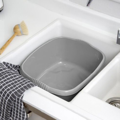 32 & 39cm Plastic 5 Colour Washing Up Sink Bowl Strong Durable Caravan Basin Tub - Picture 10 of 29