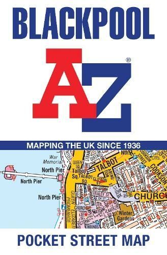 Blackpool A-Z Pocket Street Map by A-Z Maps Sheet map, folded