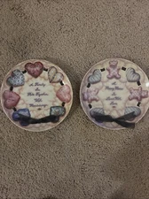 Vintage Set Of 2 Bradford Exchange Plates