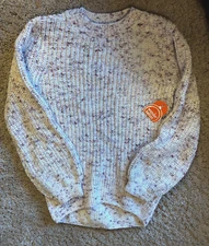 Girls Sweater Pink Sparkly Size Girls S 6 6X NEW