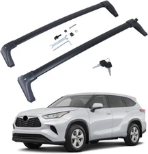 Lockable for Toyota Highlander L LE 2020-2025 Roof Rack Rail Cross bar luggage