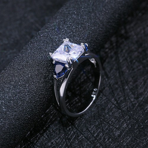 925 stamped Sapphire ladies fashion rings eBay