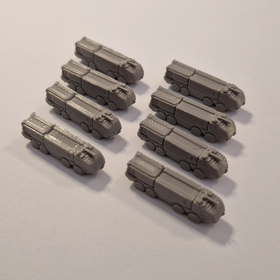 x8 Panther Aeroporto Camion Pompieri Aereo Veicolo GSE 1:350 1:400 1:500 Scala - Immagine 2 di 4