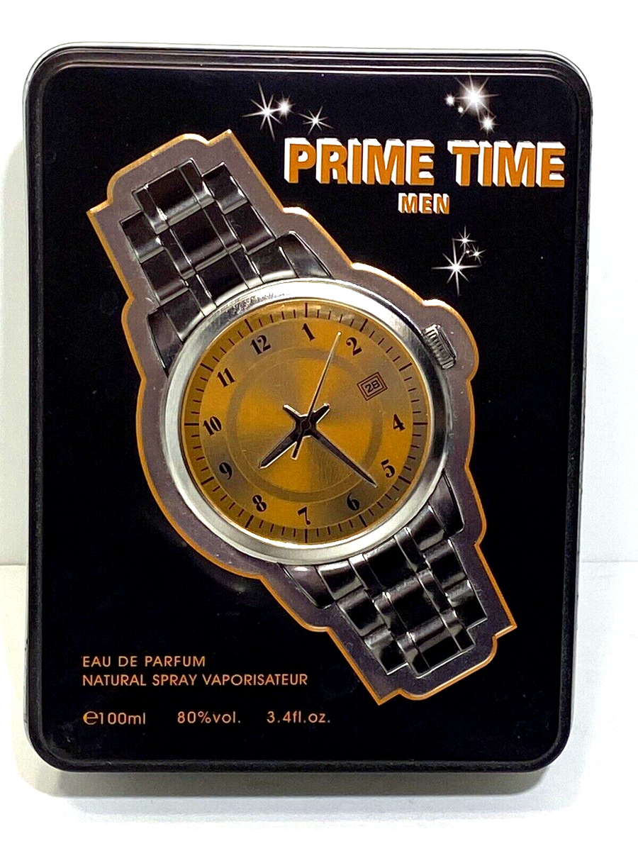 NIB PRIME TIME ORANGE by TIVERTON FOR MEN 3.4 OZ / 100 ML EAU DE
