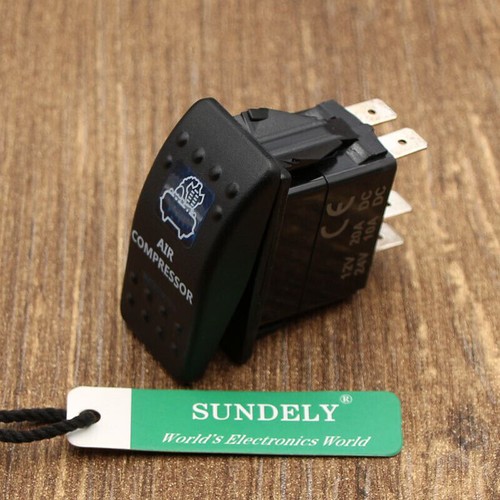AIR COMPRESSOR - ROCKER SWITCH NARVA STYLE 12 VOLT ON/OFF | eBay