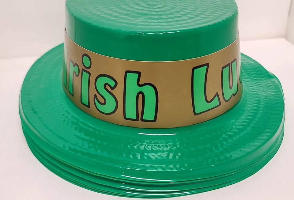 Набор из 8 пластиковых котелков Green St Patrick's Day Lucky Leprechaun - Изображение 4 из 4