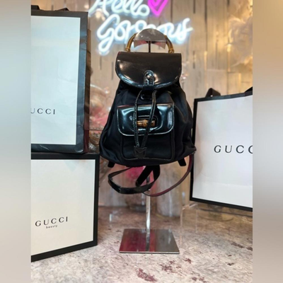 Gucci Bamboo Backpack Nylon (GGXX300) il_fullxfull.5929380442_jm8n.jpg main image 3