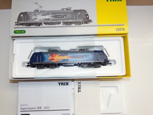 H0 Trix 22078 DIGITAL (3) Elektrolok BR 185  Superman Neuwertig  OVP 1464 | Condition: Neu: Sonstige (siehe Artikelbeschreibung)