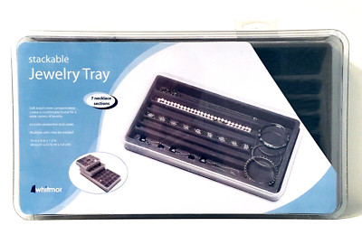 Whitmor Stackable Jewelry Tray - 7 Sections