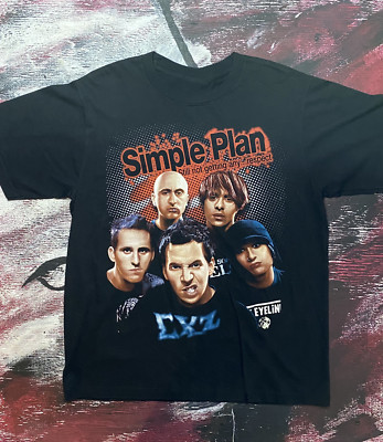 Still Not Getting Any Vintage Simple Plan Shirt Classic Black Unisex S-4XL