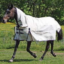 SHIRES WATERPROOF MAXI FLOW COMBO + BELLY FLAP MAXIFLOW HORSE FLY RUG/SHEET