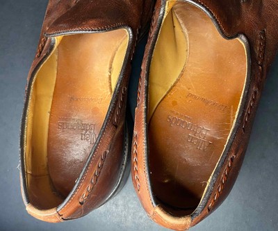 Allen Edmonds Brookwood Brown Tassel Loafers Mens 8 USA  display picture 1