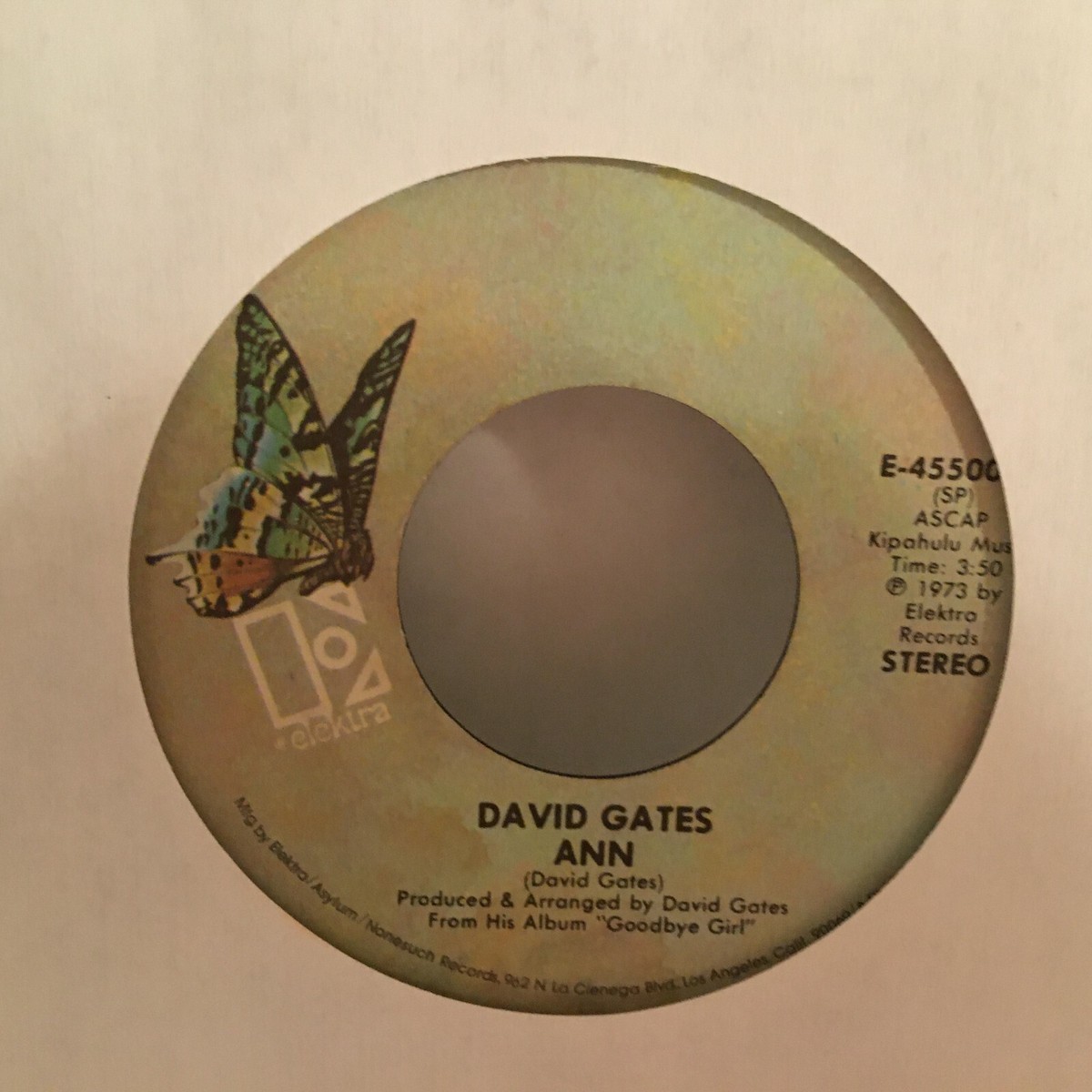 DAVID GATES 45 SINGLE , TOOK THE LAST TRAIN / ANN | eBay