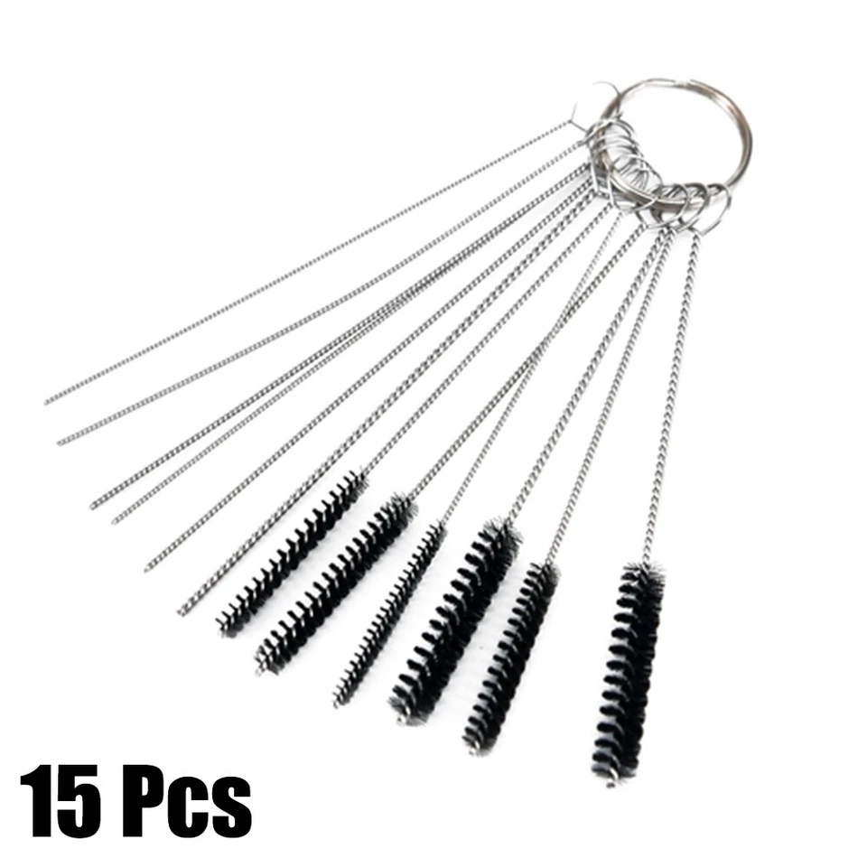 Carburador Carbono Suciedad Jet Quitar 10 Agujas de Limpieza + Cepillos Herramienta Para Suzuki Foto 3 de 4